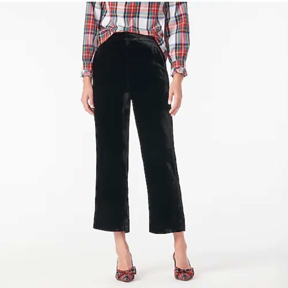 J.Crew Velvet Pull On Pants